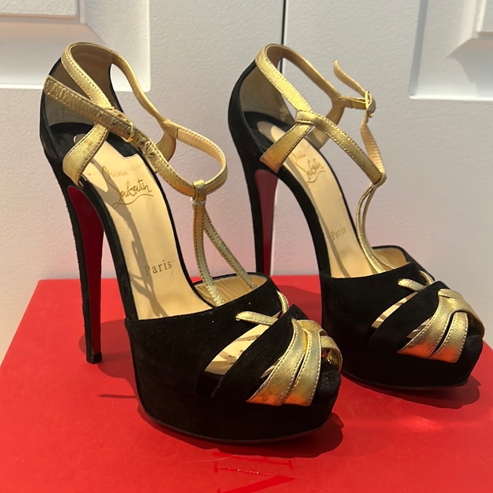 Authentic Christian Louboutin high heels  size 37.5
